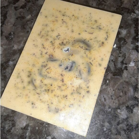 hand CRAFTED organic Hibiscus Crimson Oatmeal Soap - Picture 2 of 4